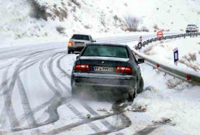 اخطاریه سازمان هواشناسی درباره لغزندگی جاده ها و کاهش دید