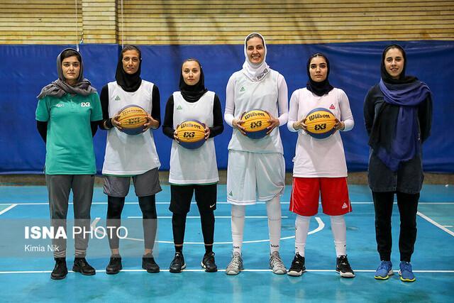 صعود بسکتبال سه نفره بانوان ایران به صندلی هفتم جهان