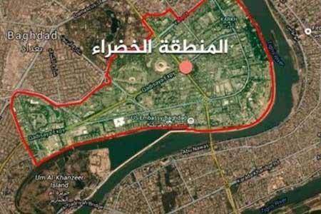 دومین حمله موشکی به منطقه سبز بغداد دومین حمله موشکی به منطقه سبز بغداد